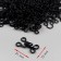 Sewing hook No. 4, 21 × 13 mm, 100 pcs, black color