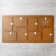 Photo frame of HDF in 8 photos 10x15 cm (plastic screen)