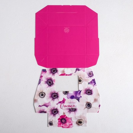 Confectionery packaging, a box of lamination "Happiness", 10 x 8 x 3.5 cm-3