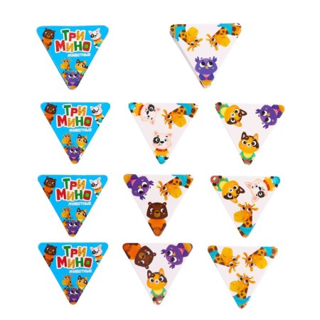 The board game "Trino. Animals", in a package,-3
