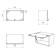 Bathroom hinged cabinet 01-50, 30 x 50 x 28.6 cm