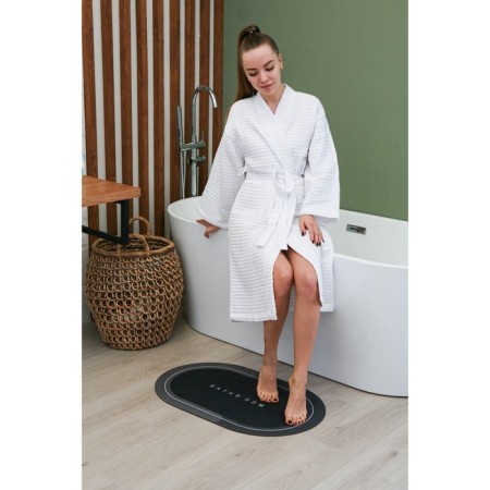 Bathroom bathroom mat, 48 × 78 cm, black color-9