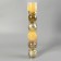 Set of balls Plastic D-8 cm, 6 pcs "Melody" disco cod, gold