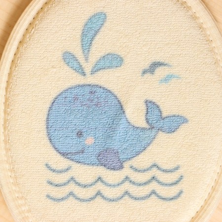 Mochelk "Oval" Kit with print, cotton, 16x12cm-1