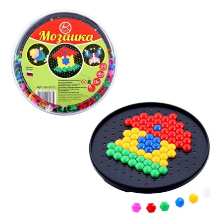 Mosaic round, 160 elements