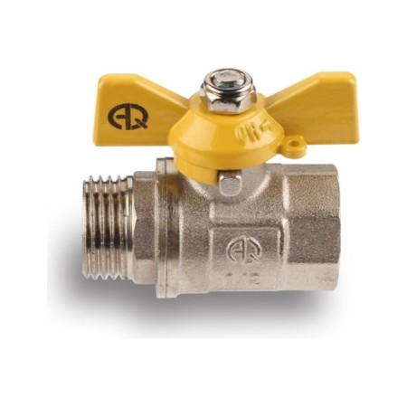 Ball the gas gas Aqualink, PN 16, the inner/outer thread 1/2 ", butterfly, nickelir.