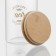 Glass Bank for bulk products with a bamboo lid "IVF. Tea ", 1 l, 10 × 15 cm