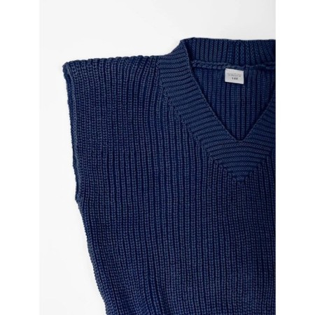 Жилет для девочки Amarobaby Knit, рост 146 см, цвет синий-5