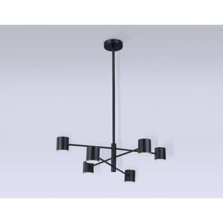 LED LED SUBSTANCE AMBRELLA LIGHT, LINETECH, FL51712, 6XLED, 29 W, 2175LUM, 3000-6400K, Black Color Black-1