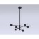 LED LED SUBSTANCE AMBRELLA LIGHT, LINETECH, FL51712, 6XLED, 29 W, 2175LUM, 3000-6400K, Black Color Black