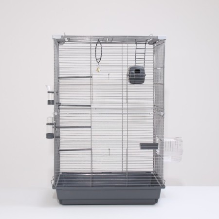 Birds Cage "Pigzon" No. 104-B, collapsible, 2 sections, 58 x 40 x 88cm, gray-3
