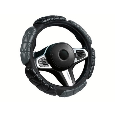 Carfashion Balloon steering wheel, size m, black/gray.
