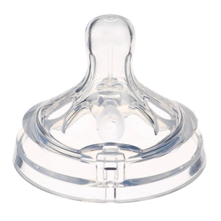 A nipple for a bottle, +6 months, fast flow, Natural, a wide throat 50mm.-5