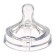A nipple for a bottle, +6 months, fast flow, Natural, a wide throat 50mm.