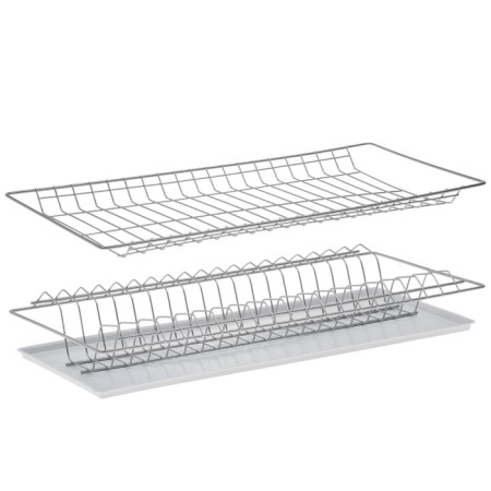 A set of dishwasher with a panel for a cabinet 60 cm, 56.5 × 25.6 cm, color chromium