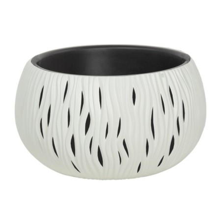 Sandy Bowl Kashpo, 2 subjects: internal and outer capacitance, 9 l, white color
