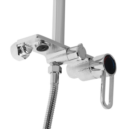 The shower system Zein Z3892, pouring in the case, upper watering can D = 23 cm, manual 11.5 cm, chrome-13