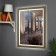 Highlight mirror, in the baguette, light gold, wall, 60x80 cm
