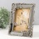 Photo frame Polystone 10x15 cm "Flowers and ornate pattern" silver with a mirror 15.9x1.7x20.5 cm 987726