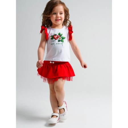 Set for the girl PlayTode: T-shirt and skirt-short, height 80 cm