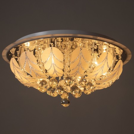 Chandelier 5855/600 chrome 8x40W E14 LED+Blue PDU 60x60x27cm-4