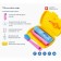 Curaprox BE YOU in yellow boxing, 4 items
