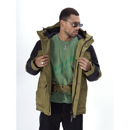 Ski jacket men's, size 54, khaki color-3