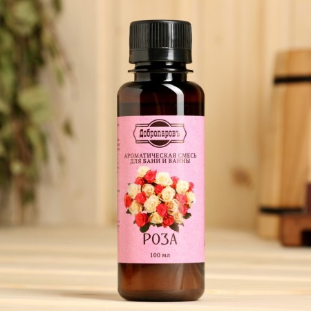 Fragrance for the bath and bath "Rose" natural, 100 ml "Dobroparov"-3