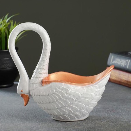 Figure Contaminant "Swan-Hushka" White, 18.5x9.5x17.5cm-2
