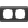 Frame for 2 posts WL12-FRAME-02 color graphite color, Material Plastic