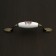 The handle of the tundra bracket Ceramics 013 Light, 96 mm, ceramic, bronze color