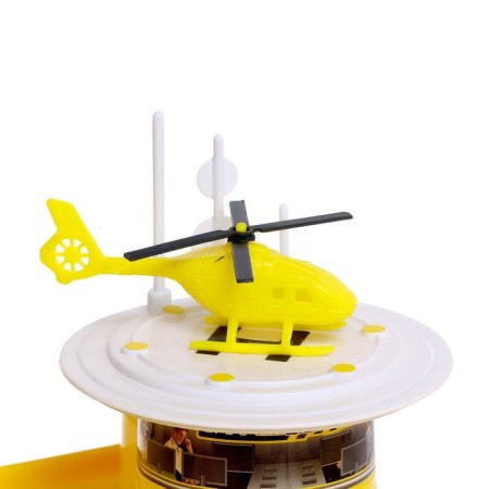 Game set "Structural School", 2 levels, helicopter venue-11