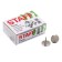 Office buttons, nickelled, 10 mm, 50 pcs., Staff, economy, in a cardboard box