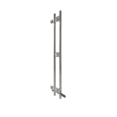 The heated towel rail "Sanprise" duet circle, 100x1200 mm, left, chrome-6