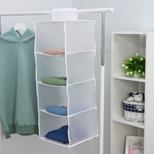 Suspension COVFR, 4 departments, 80 × 30 × 30 cm, white color