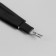 Metal peel-trimmer for nails, 15 cm, with a protective cap, in a case, black color