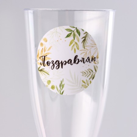 Set of dishes "Nature", glasses 6 pcs., Plates 6 pcs.-4