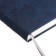 Dated 2025 diary, Escalada, A4, 120 sheets, soft cover, artificial leather, foil embossing, liesse, block 70 g/m2, blue