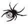 Silver spiders, set 12 pieces