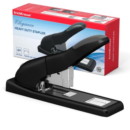 Stapler Powerful No. 23 Erichkrause "Elegance", up to 140 sheets, black