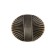 Handle button cappio, zinc, d = 35 mm, bronze color