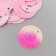 Sequins "Circle in the ring" Pink set 30 grams d = 2 cm