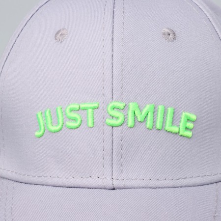 Baby cap for a boy just smile, gray color, rr 52-54, 5-7 years old-5