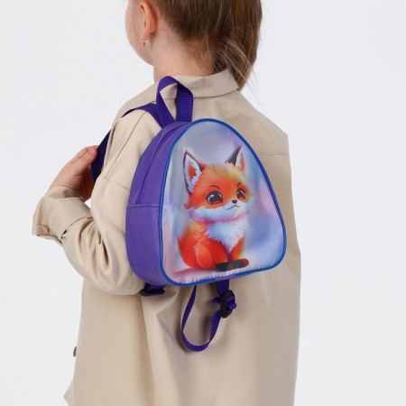 Baby backpack on lightning, lilac color-5