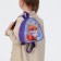 Baby backpack on lightning, lilac color