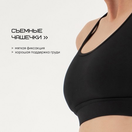 Top female, basic, size m (46), black color-4