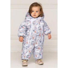 Combineson winter children, height 80 cm, beige color