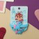 Hair gum "Melody" (set 2 pcs) unicorn, 4 cm, blue