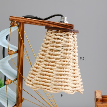 Table lamp "Ship" E12 24.5x9x22 cm-6