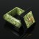 Casket "Ural Queen", 8x8x6.5 cm, natural stone, coil